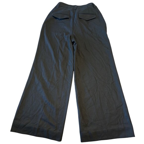 & Other Stories Paris Atelier Houndstooth Trousers US 4 Blue - Picture 10 of 10